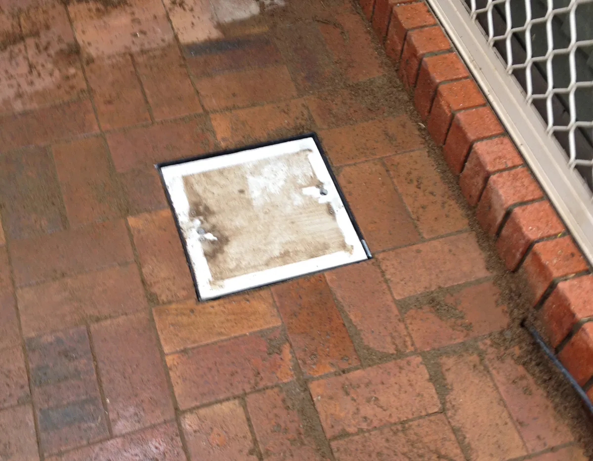 Clean site after installation work